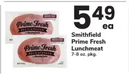 Safeway Smithfield Prime Fresh Lunchmeat offer