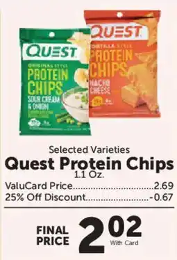 Food City Quest Protein Chips offer