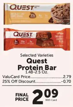 Food City Quest Protein Bar offer