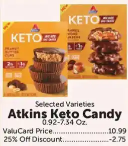 Food City Atkins keto candy offer