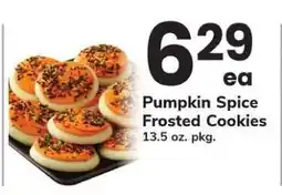 Safeway Pumpkin Spice Frosted Cookies offer