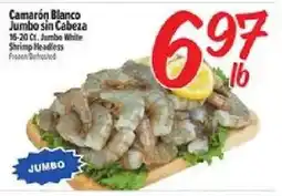 El Super Jumbo White Shrimp Headless offer