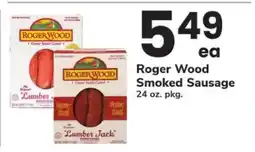 Safeway Roger Wood Smoked Sausage offer
