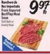 El Super Fresh Imported Beef Flap Meat Steak offer