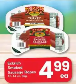 Safeway Eckrich Smoked Sausage Ropes offer