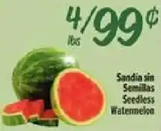 El Super Seedless Watermelon offer