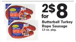 Safeway Butterball Turkey Rope Sausage offer