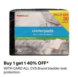 CVS CVS Health underpads offer