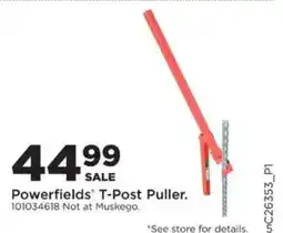 Mills Fleet Farm Powerfields T-Post Puller offer