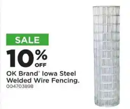 Mills Fleet Farm Ok Brand Iowa Steel Welded Wire Fencing offer