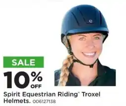 Mills Fleet Farm Spirit Equestrian Riding Troxel Helmets offer