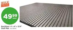 Mills Fleet Farm Red Barn stall mat offer