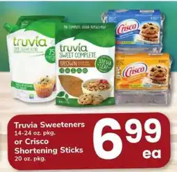 Safeway Truvia Sweeteners or Crisco Shortening Sticks offer
