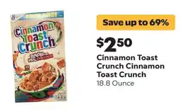 Grocery Outlet Cinnamon Toast Crunch offer