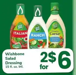 Safeway Wishbone Salad Dressing offer