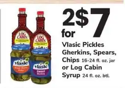 Safeway Vlasic Pickles or Log Cabin Syrup offer