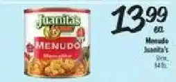 El Super Juanita's menudo offer