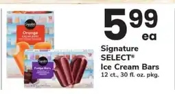 Safeway Signature SELECT Ice Cream Bars offer