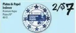 El Super Indomie Premium Paper Plates 9" offer