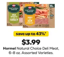 Grocery Outlet Hormel Natural Choice Deli Meat offer