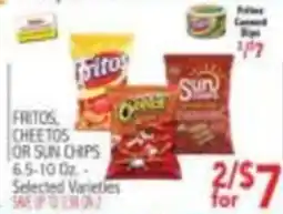 Ingles Markets Fritos, Cheetos or Sun Chips offer