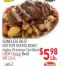 Ingles Markets Boneless Beef Bottom Round Roast offer