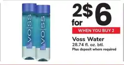 Safeway Voss Water offer