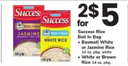 Safeway Success Rice Boil-in-Bag offer
