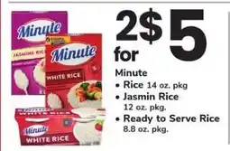 Safeway Minute Rice offer