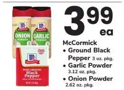 Safeway McCormick Spices offer