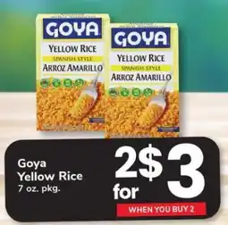 Safeway Goya Yellow Rice offer