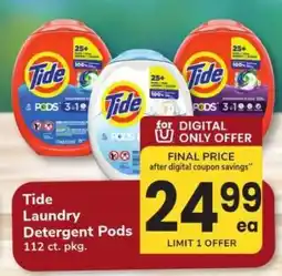 Safeway Tide Laundry Detergent Pods offer