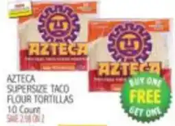 Ingles Markets Azteca supersize taco flour tortillas offer
