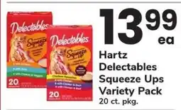 Safeway Hartz Delectables Squeeze Ups Variety Pack offer