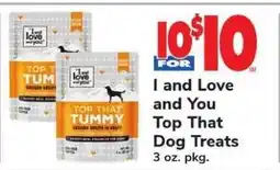 Safeway I and Love and You Top That Dog Treats offer