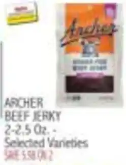 Ingles Markets Archer beef jerky offer
