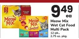 Safeway Meow Mix Wet Cat Food Multi Pack offer