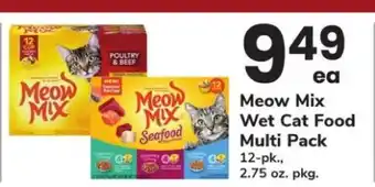 Meow Mix Wet Cat Food Multi Pack