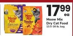 Safeway Meow Mix Dry Cat Food offer