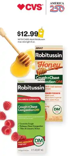 CVS Robitussin Cough+Ches CongestionDM offer
