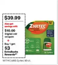 CVS Zyrtec offer