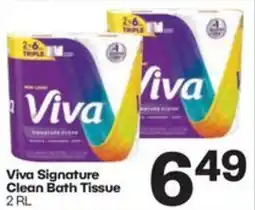 The Markets Viva Signature Clean Bath Tissue offer