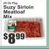 Key Food Suzy Sirloin Meatloaf Mix offer