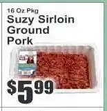 Key Food Suzy Sirloin Ground Pork offer