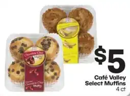 The Markets Café Valley Select Muffins offer