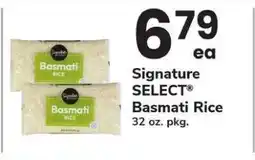 Safeway Signature SELECT Basmati Rice offer