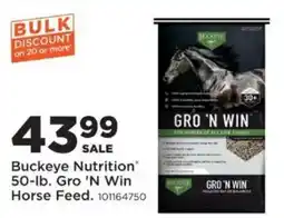 Mills Fleet Farm Buckeye Nutrition Gro 'N Win Horse Feed offer
