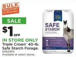 Mills Fleet Farm Triple Crown Safe Starch Forage offer