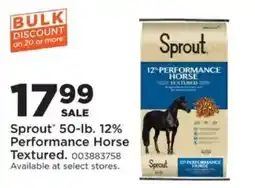Mills Fleet Farm Sprout 12% Performance Horse Textured offer