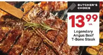 Butcher's Choice Legendary Angus Beef T-Bone Steak